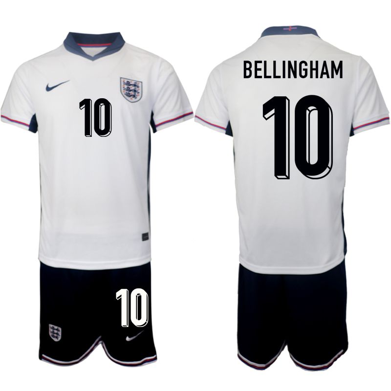 Men 2024-2025 Season England home white #10 Soccer Jerseys